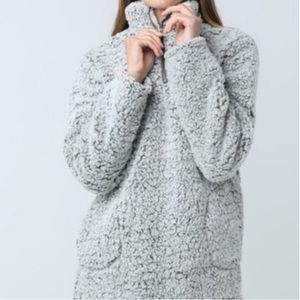 Love Tree Grey Sherpa